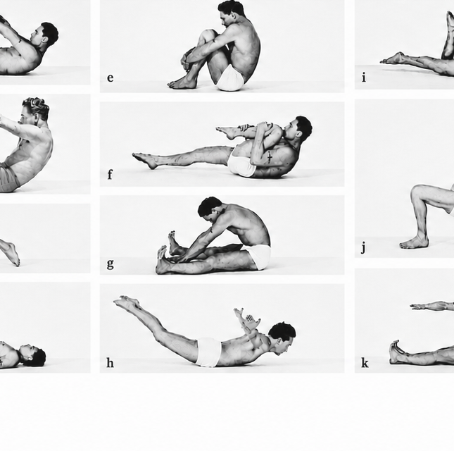 Pilates movement sequence